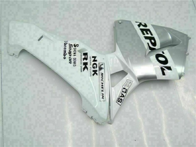 Carénage CBR 600 RR 03-04 - Blanc Argent Repsol Carénage CBR 600 RR 03-04 - Blanc Argent Repsol