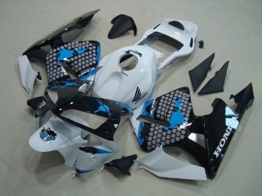 Carénage CBR 600 RR 03-04 - Blanc Noir Bleu