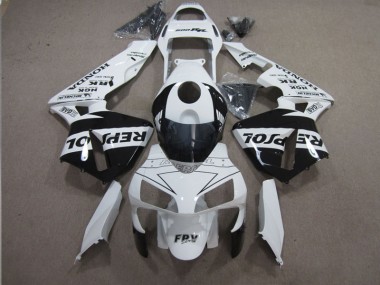 Carénage CBR 600 RR 03-04 - Blanc Noir Repsol