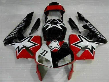 Carénage CBR 600 RR 03-04 - Noir Blanc 11
