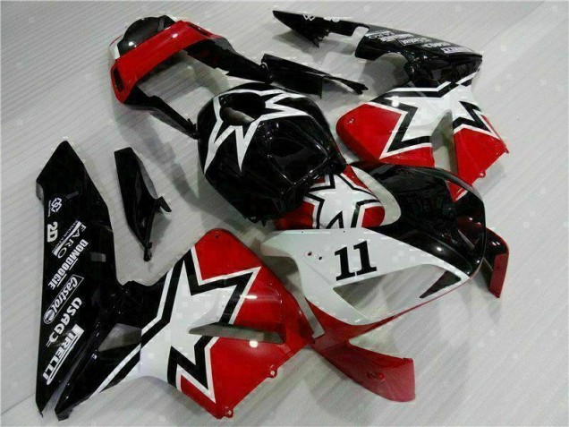 Carénage CBR 600 RR 03-04 - Noir Blanc 11 Carénage CBR 600 RR 03-04 - Noir Blanc 11