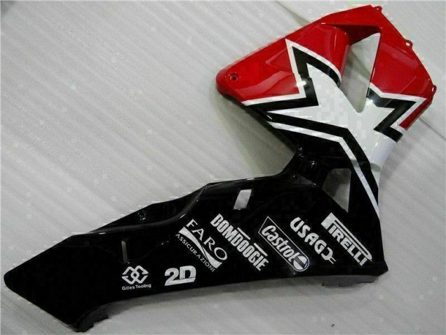 Carénage CBR 600 RR 03-04 - Noir Blanc 11 Carénage CBR 600 RR 03-04 - Noir Blanc 11