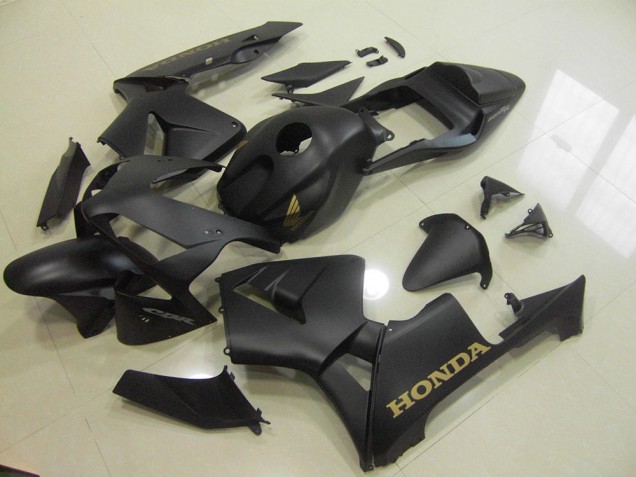 Carénage CBR 600 RR 03-04 - Noir Mat Or Carénage CBR 600 RR 03-04 - Noir Mat Or