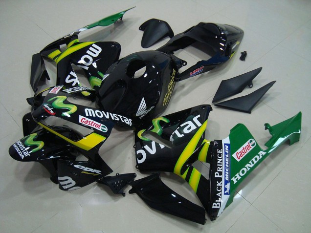 Carénage CBR 600 RR 03-04 - Noir Movistar Carénage CBR 600 RR 03-04 - Noir Movistar