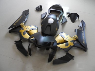 Carénage CBR 600 RR 03-04 - Noir Or Décalque