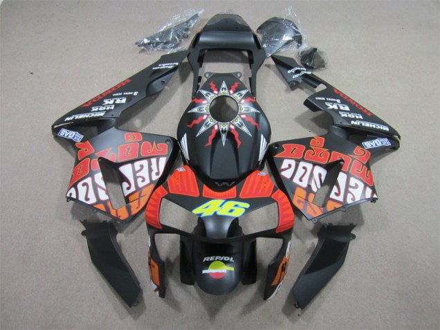 Carénage CBR 600 RR 03-04 - Noir Rouge Repsol 46