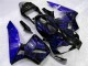Carénage CBR 600 RR 03-04 - Noir avec Bleu Flamme