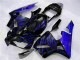 Carénage CBR 600 RR 03-04 - Noir avec Bleu Flamme