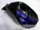 Carénage CBR 600 RR 03-04 - Noir avec Bleu Flamme