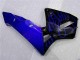 Carénage CBR 600 RR 03-04 - Noir avec Bleu Flamme
