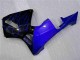Carénage CBR 600 RR 03-04 - Noir avec Bleu Flamme