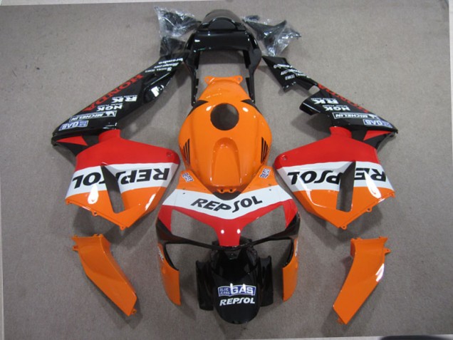 Carénage CBR 600 RR 03-04 - Orange Noir Repsol Carénage CBR 600 RR 03-04 - Orange Noir Repsol