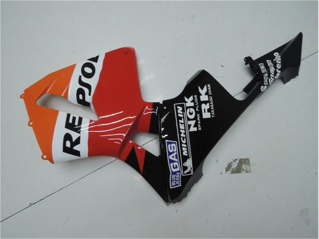 Carénage CBR 600 RR 03-04 - Orange Rouge Noir Repsol Carénage CBR 600 RR 03-04 - Orange Rouge Noir Repsol