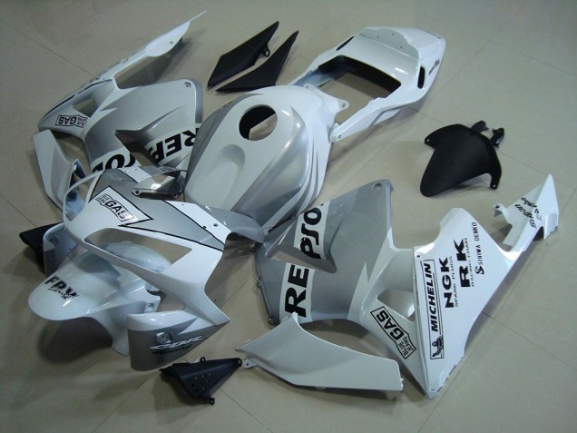 Carénage CBR 600 RR 03-04 - Repsol Blanc Argent Carénage CBR 600 RR 03-04 - Repsol Blanc Argent