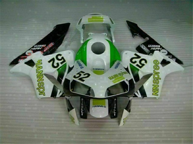 Carénage CBR 600 RR 03-04 - Vert Blanc Noir Carénage CBR 600 RR 03-04 - Vert Blanc Noir