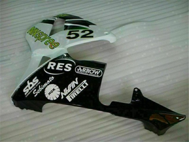 Carénage CBR 600 RR 03-04 - Vert Blanc Noir Carénage CBR 600 RR 03-04 - Vert Blanc Noir