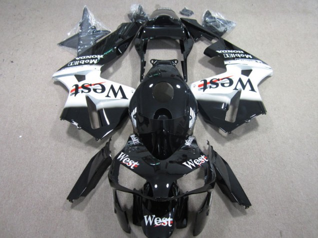 Carénage CBR 600 RR 03-04 - West Blanc Noir Carénage CBR 600 RR 03-04 - West Blanc Noir