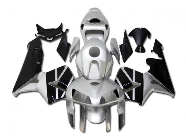 Carénage CBR 600 RR 05-06 - Argent Noir Carénage CBR 600 RR 05-06 - Argent Noir