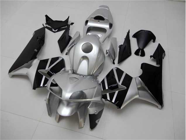 Carénage CBR 600 RR 05-06 - Argent Noir Carénage CBR 600 RR 05-06 - Argent Noir