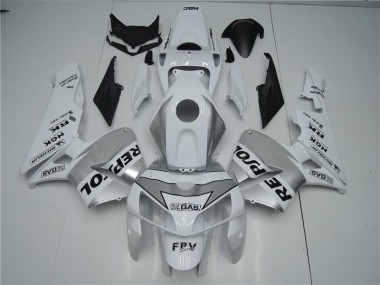 Carénage CBR 600 RR 05-06 - Blanc Argent Noir Repsol
