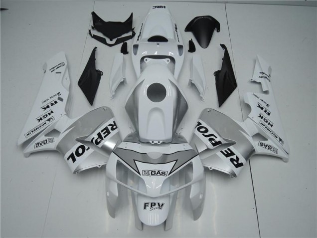 Carénage CBR 600 RR 05-06 - Blanc Argent Noir Repsol Carénage CBR 600 RR 05-06 - Blanc Argent Noir Repsol