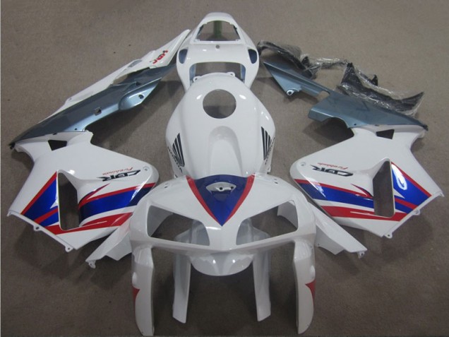 Carénage CBR 600 RR 05-06 - Blanc Bleu Rouge