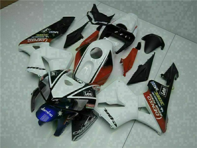 Carénage CBR 600 RR 05-06 - Blanc Rouge Noir Lee Carénage CBR 600 RR 05-06 - Blanc Rouge Noir Lee