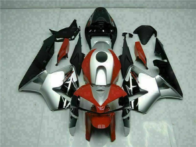 Carénage CBR 600 RR 05-06 - Noir Argent Rouge