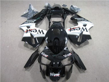 Carénage CBR 600 RR 05-06 - Noir Blanc West