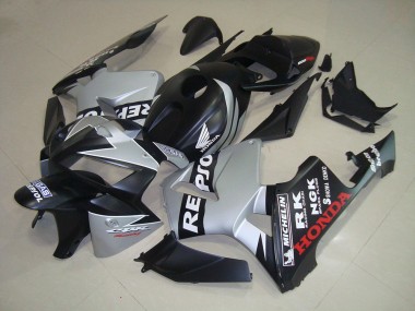 Carénage CBR 600 RR 05-06 - Noir Mat Argent Repsol