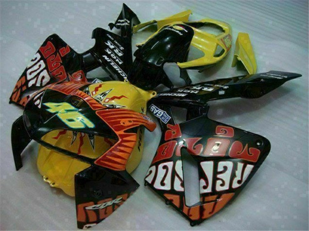 Carénage CBR 600 RR 05-06 - Noir Rouge Jaune 46