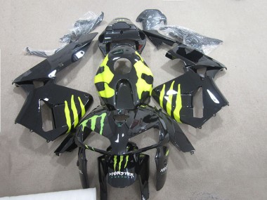 Carénage CBR 600 RR 05-06 - Noir Vert Monster