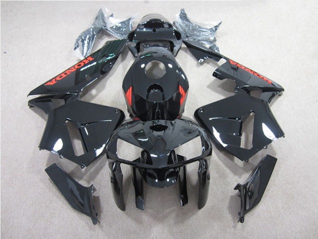 Carénage CBR 600 RR 05-06 - Noir avec Rouge