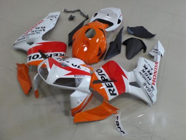 Carénage CBR 600 RR 05-06 - Orange Blanc Repsol