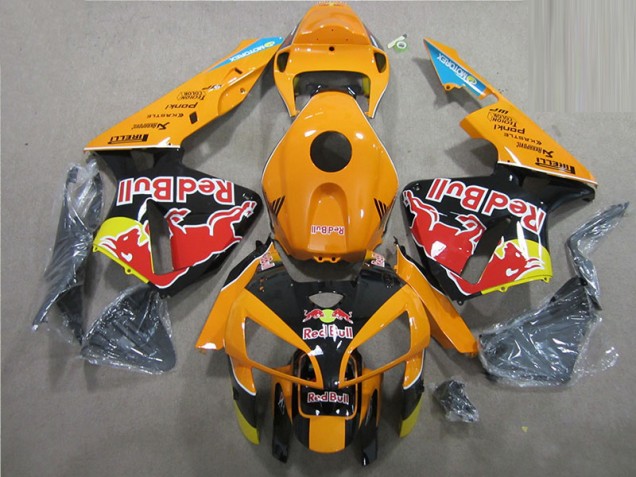 Carénage CBR 600 RR 05-06 - Orange Noir Red Bull