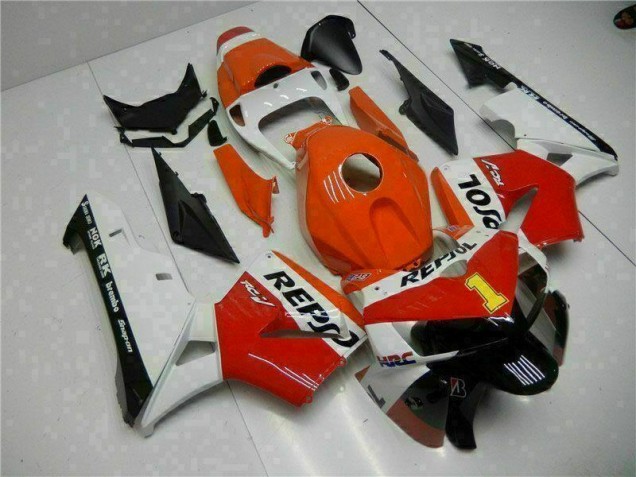 Carénage CBR 600 RR 05-06 - Orange Repsol Carénage CBR 600 RR 05-06 - Orange Repsol