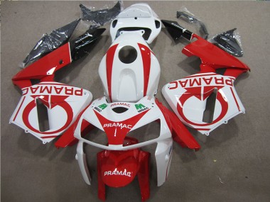 Carénage CBR 600 RR 05-06 - Rouge Blanc PRAMAC