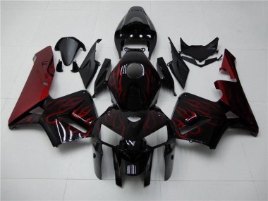 Carénage CBR 600 RR 05-06 - Rouge Flamme Noir