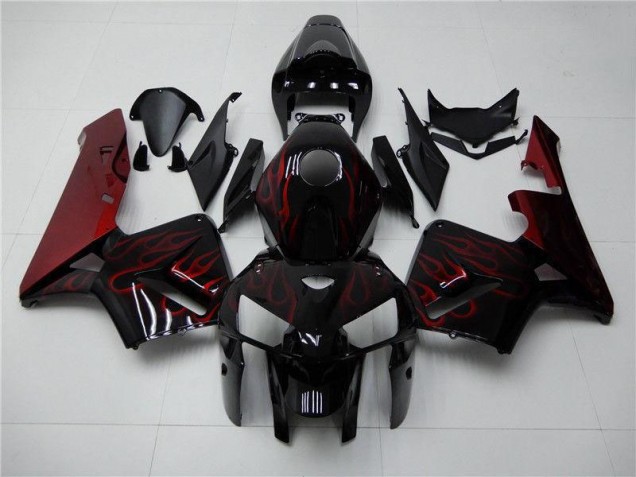 Carénage CBR 600 RR 05-06 - Rouge Flamme Noir