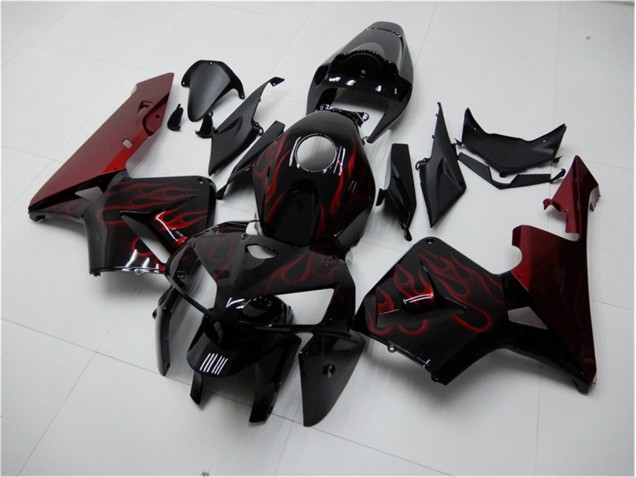 Carénage CBR 600 RR 05-06 - Rouge Flamme Noir