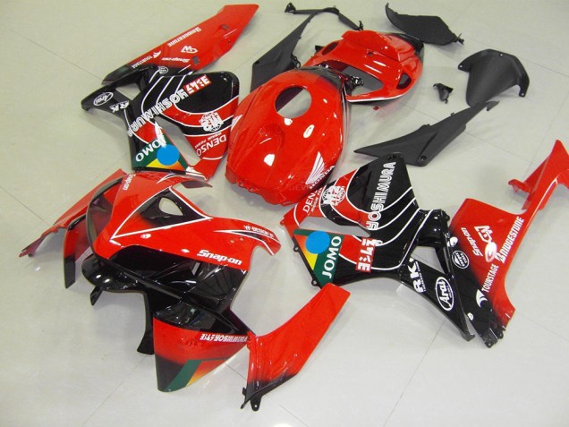 Carénage CBR 600 RR 05-06 - Rouge Noir Jomo