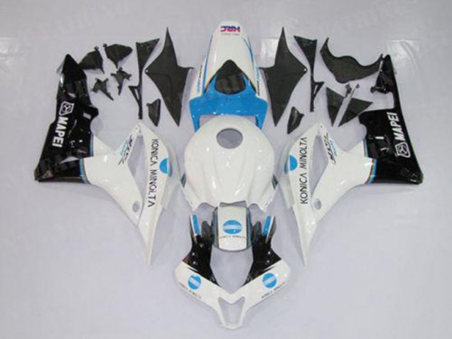 Carénage CBR 600 RR 07-08 - Blanc Bleu Noir Carénage CBR 600 RR 07-08 - Blanc Bleu Noir