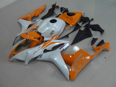 Carénage CBR 600 RR 07-08 - Blanc Nacré Orange