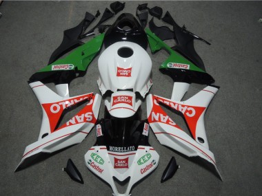 Carénage CBR 600 RR 07-08 - Blanc Rouge MORELLATO San Carlo