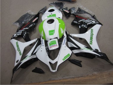 Carénage CBR 600 RR 07-08 - Blanc Vert Hannspree