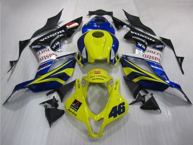 Carénage CBR 600 RR 07-08 - Jaune Bleu 46
