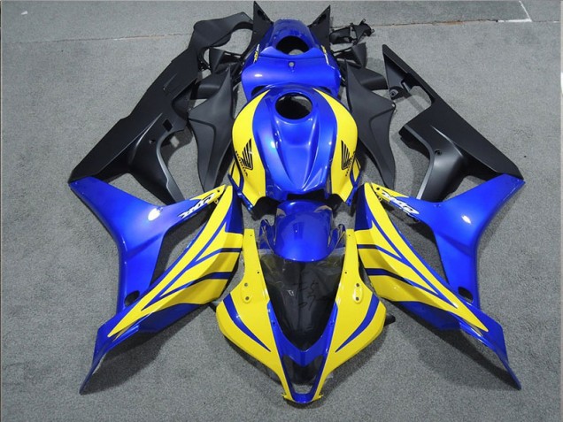 Carénage CBR 600 RR 07-08 - Noir Bleu Jaune