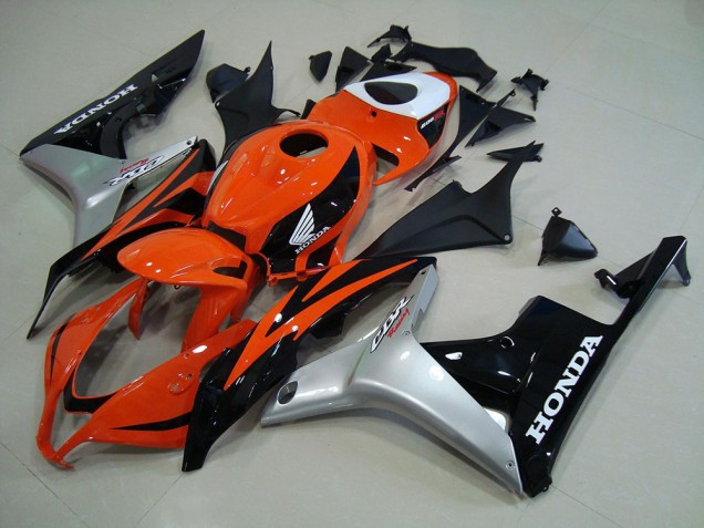 Carénage CBR 600 RR 07-08 - Orange Argent Noir Carénage CBR 600 RR 07-08 - Orange Argent Noir
