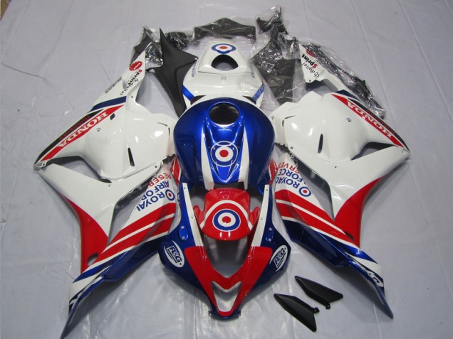 Carénage CBR 600 RR 09-12 - Blanc Bleu Rouge Carénage CBR 600 RR 09-12 - Blanc Bleu Rouge