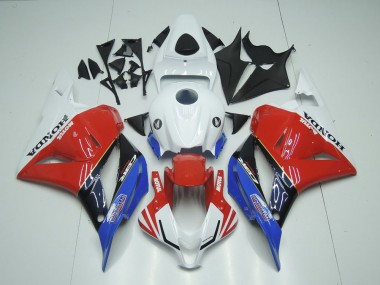 Carénage CBR 600 RR 09-12 - Blanc Motul Rouge Bleu